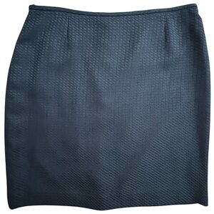 Tahari ASL Regal Blue Textured Pencil Skirt, NWT, Size 14P